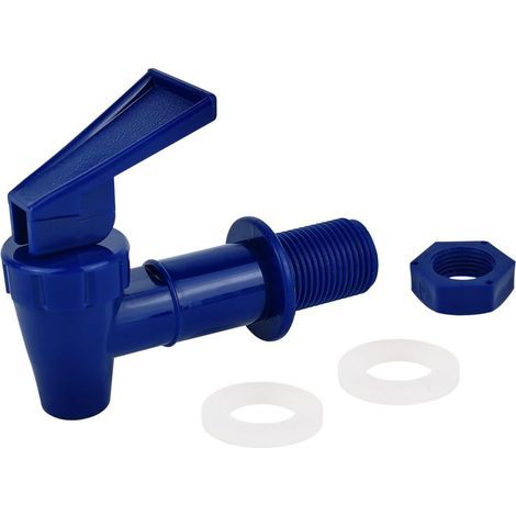 Robinet de distributeur de boissons, pièce de rechange pour distributeur d'eau (1 pièce, bleu) (1/5)
