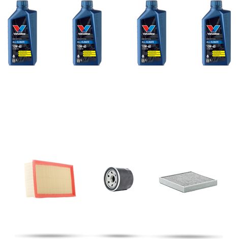 Kit tagliando 3 FILTRI e 4L OLIO compatibile con Mitsubshi Colt VI (Z30) 1.5 Turbo 110KW Dal 2005 (1/5)