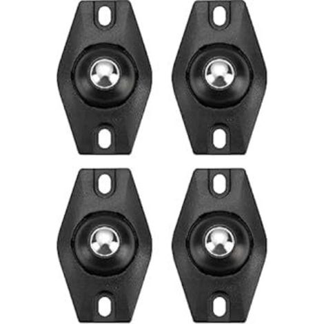 20 Stück selbstklebende Mini-Lenkrollen, kleine Rollen, Möbelrollen, Mini-Räder (1/4)