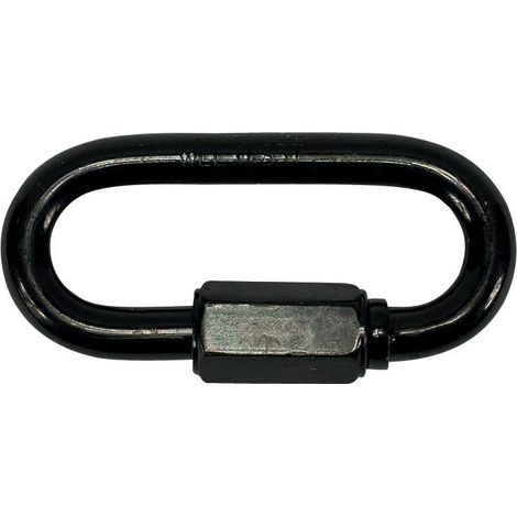 Rapidglieder schwarz-Zn 6,0mm (1/2)