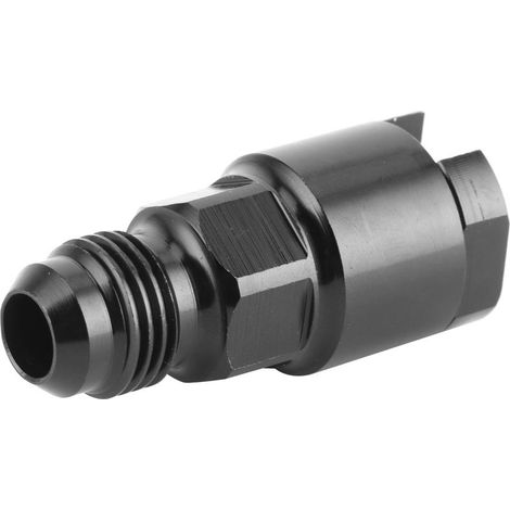 Raccord rapide EFI, adaptateur droit à emboîter -6AN mâle vers 5/16 po pour conduites d'huile/carburant/eau/fluide/air (1/5)