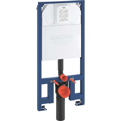 Grohe – Bâti-support WC suspendu avec réservoir Slim – Hauteur 1,13 m – Acier avec revêtement en poudre – Fixations 180/230 mm – 39687000 (1/5)
