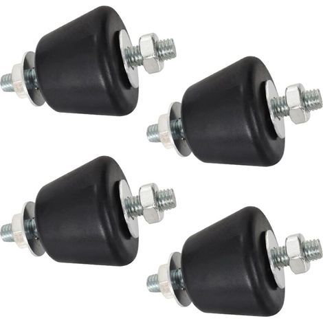Amortisseur de climatiseur, silentbloc conique M8 pour climatiseur, pied anti-vibration, amortisseur anti-vibration de climatiseur, 4 pièces (1/5)