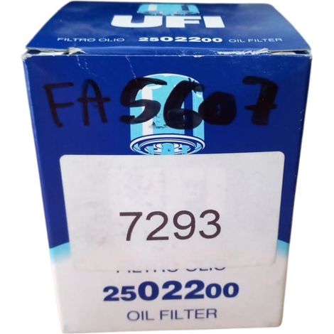 Filtro olio motore marca ufi codice filtro 2502200