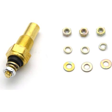 Compteur de température d'eau 2 ''52mm avec capteur 1 / 8'' NPT 12V, jauge de voiture avec rétro-éclairage numérique LED, outil d'instrument automobile (1/5)