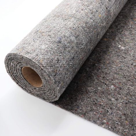 Roll of Non-woven Permeable Ground Protection 4m Grey 1000g For Pond (1/5)