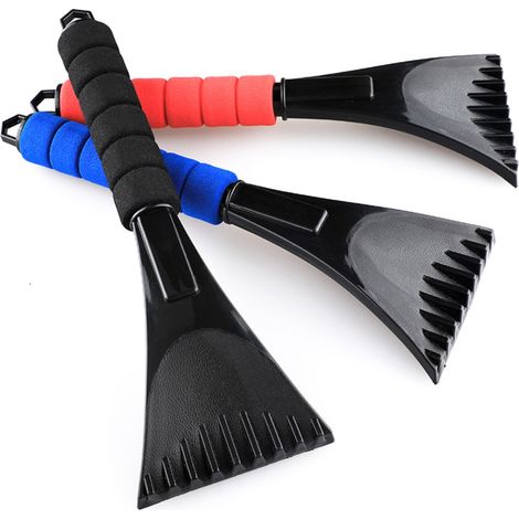 Outil de déneigement en plastique ABS pour pare-brise de voiture avec trou de rangement - Grattoir à glace portable pour pare-brise (1/5)