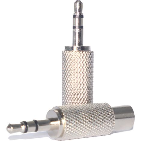 Zweikanaliger 3,5-mm-Klinkenstecker auf eine einzelne RCA-Buchse als Audioadapter. (1/4)