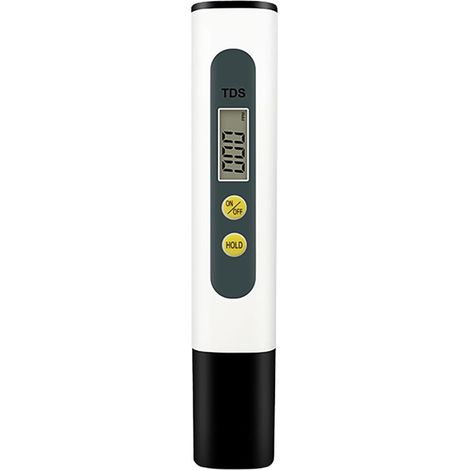 TDS Testeur de Qualité de l'eau Digital Mètre avec Grand Ecran LCD Numérique pour l'industrie Domestique Hydrothérapie, 0 9999PPM, Moniteur de la Qual