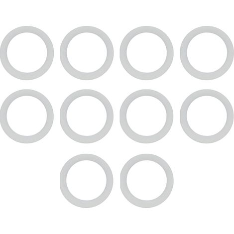 Watts – Lot de 10 joints téflon PTFE 1" (26/34) – Résistance jusqu'à 250°C – Pour plomberie et chauffage – Pression 100 bar (1/4)