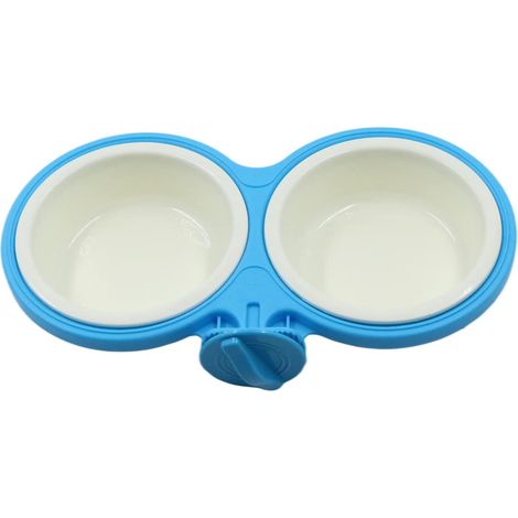 Gamelle suspendue ou au sol pour chat et chien, grand bol détachable pour nourriture et eau, pratique pour tous types d’animaux