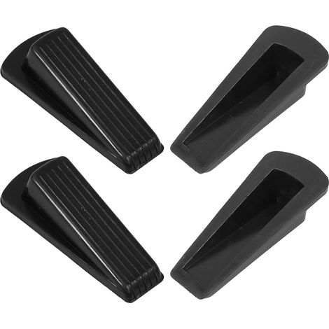 4 Piece Closing Prevent Bottom Rubber Black Doors Heavy Piece Wedge