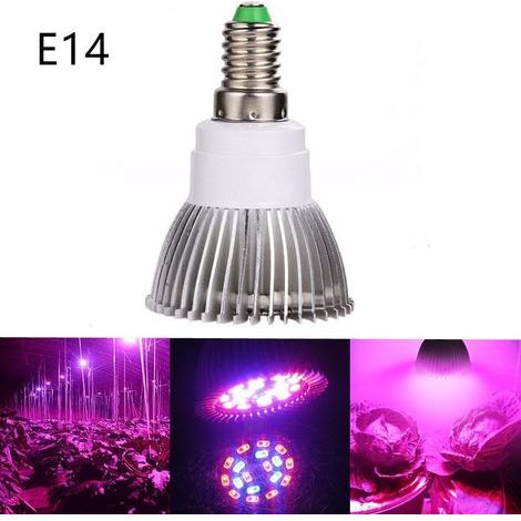 Pflanzenleuchte mit 18 LEDs für den Innenbereich E14 (1/5)