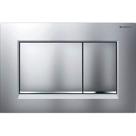 Pannello di comando Geberit Sigma30, per doppio sciacquone, bianco (1/3)