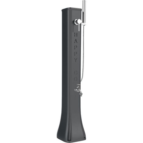 Mini doccia da giardino lavapiedi miscelatore e doccetta mobile arkema happy go grigio antracite (1/5)