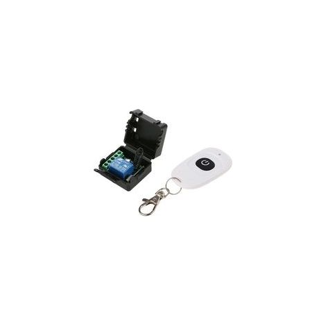Smart Home 433Mhz DC 12V 1CH Telecommande sans fil Relais Recepteur emetteur Telecommande universelle Commutateur Module et emetteur RF Telecommandes (1/5)