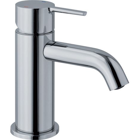 Cristina Ondyna – Robinet mitigeur lave-mains chromé – Finition métal – Hauteur sous bec 62 mm – Saillie 103 mm – Garantie 8 ans - PC20751 (1/4)