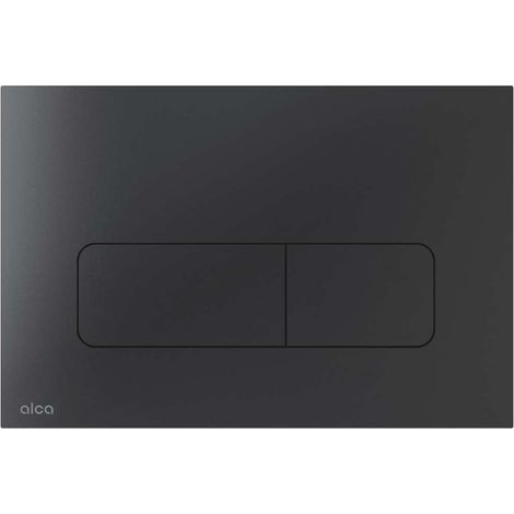 Alca Flat - Placca di comando, nero opaco MOON-BLACK (1/2)