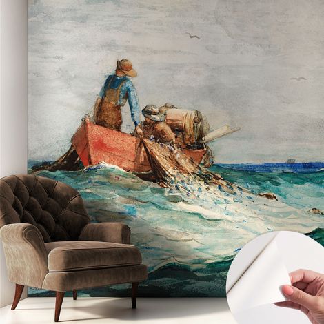 Papier peint autocollant adhésif avec imprimé motifs uniques apparence moderne Excursion en mer 250x250 cm (1/5)