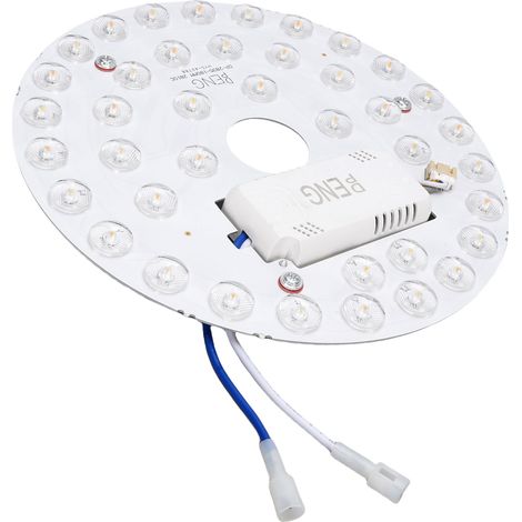 7.1 Pouces 18W LED Moteur Lumière Retrofit Magnétique Ventilateur Plafond Rechange 3CCT 3000K 4200K 6500K – Économie Énergie Rond (1/5)