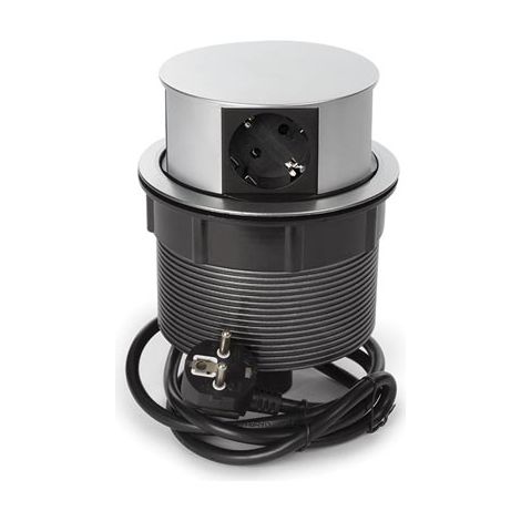 4-way Pop-up Desktop Socket - Schuko (1/5)