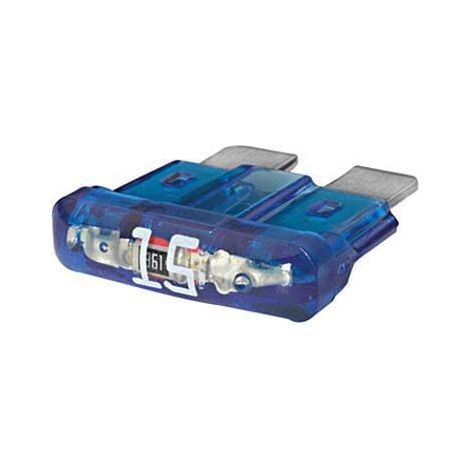 Fusible tipo enchufe est谩ndar 12V 15A longitud 18,8 mm azul'paquete 10 unidades'Hella HELLA 8JS711683102 (1/2)