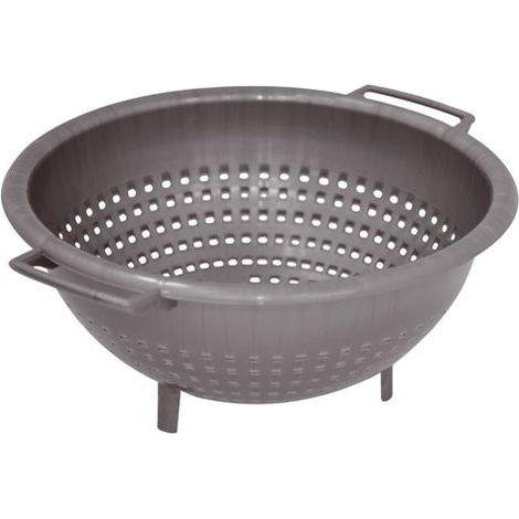 Sieb auf Füßen D.26cm Silber - Aluminium und Kunststoff
