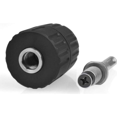 Mandrin sans clé - - 2-13 mm - Tige de connexion - HSS et ABS - Résistant à l'abrasion - Facile à utiliser (1/4)