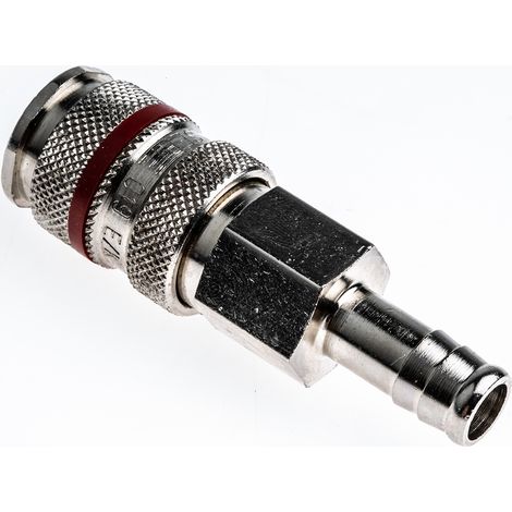 Rs Pro – Raccord rapide pneumatique mâle 10mm – Laiton – Compatible PLC 60 et Rectus 19 – Tuyau cannelé pour applications pneumatiques (1/3)