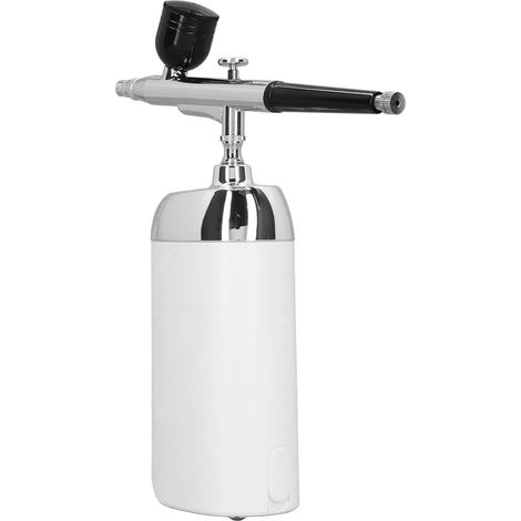 Leichtes, tragbares, per USB aufladbares, kabelloses Airbrush-Set mit Mini-Sprühpistole für Gebäckdekoration, Maniküre und Weiß (1/5)