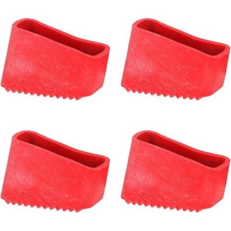 4 Pièces Couvre-Pieds D'échelle, Pieds d'échelle en caoutchouc, pour Escaliers Revêtements en Caoutchouc Antidérapants, Coussin de Protection D'échelle pour échelles Télescopiques (1/4)