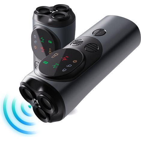 Detector antiladridos P10 con 3 haces ultrasónicos, control inteligente portátil para uso en interiores y exteriores. (1/5)