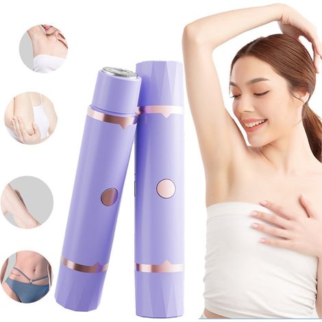 Rasoir et épilateur électrique pour femmes - Rasoir bikini avec grille douce, design compact 2 en 1[YJD]-AquaForge