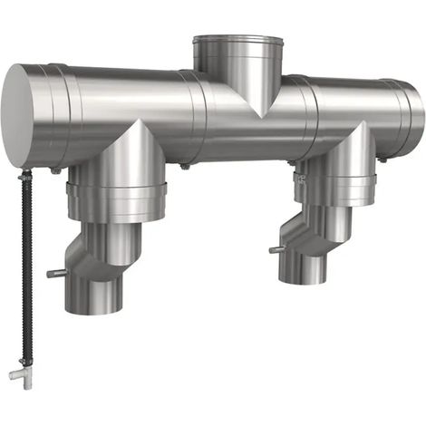 Brötje Collettore gas di scarico BK 250/1 B, per impianto a due caldaie, 7844803