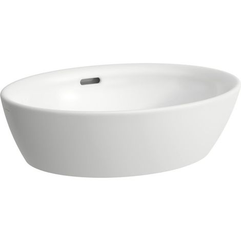 Laufen Pro - Aufsatzwaschbecken, 52x39 cm, ohne Hahnloch, weiß H8129640001091 (1/5)