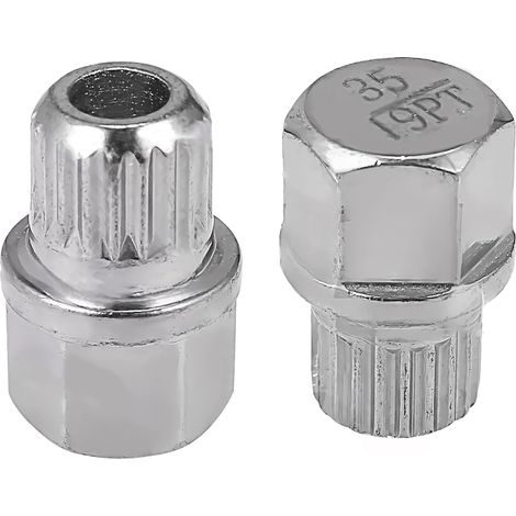 Antivol de jante Écrou de roue de sécurité pour pneu de voiture X1 X3 X5 X6 X7 Xseries (35/19PT) (1/5)