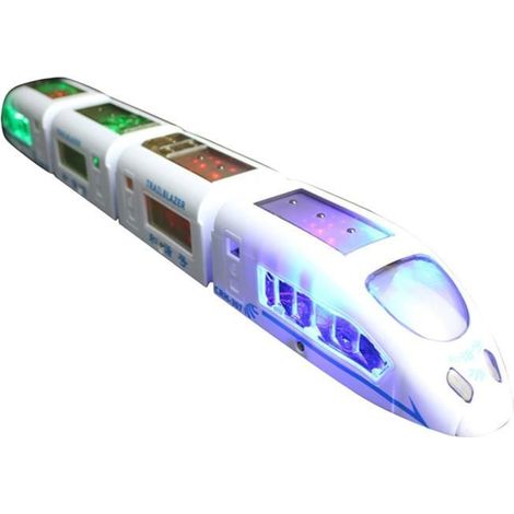 Train Électrique - GIGICIAL - Modèle Interactif - Éclairage LED - Musique - Pour Enfants de 3 Ans et Plus