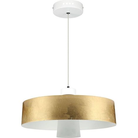 Lámpara de araña LED V-TAC de 7 W con cuenco de metal, color blanco cálido y dorado (1/5)