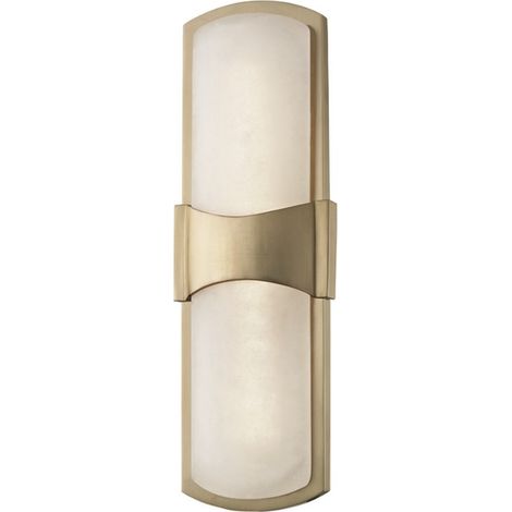 Valencia Applique Murale Led Laiton, Albâtre, 3000K