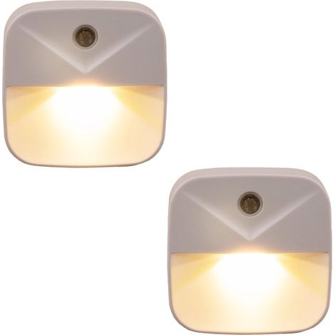 - Lampade a risparmio energetico - Luce notturna - Luce notturna a spina - Luce notturna per adulti - Sensore di controllo intelligente della luce - luce gialla calda (1/5)