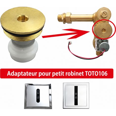 Pièce Chasse d'Eau Automatique Urinoir WC Encastré modèle 28 filtre 106 1 × 1 × 1 cm 500 g – Livraison gratuite