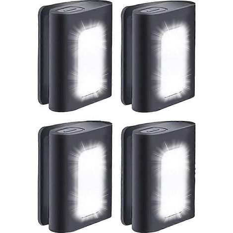 Set mit 4 wiederaufladbaren, per USB ansteckbaren LED-Lauflichtern, ideal für Läufer und Jogger bei Ihren Outdoor-Abenteuern. (1/5)