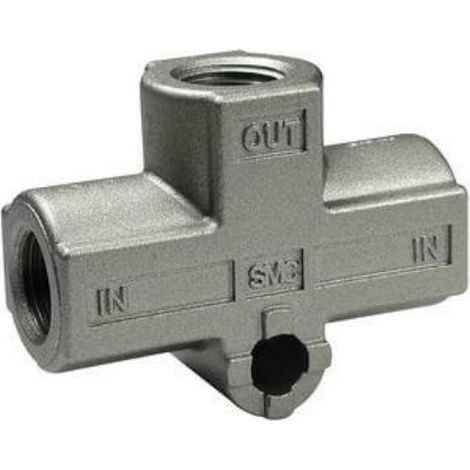 Vanne d'arrêt, SMC, G 1/8, OU, 10 bar ( Prix pour 1 )