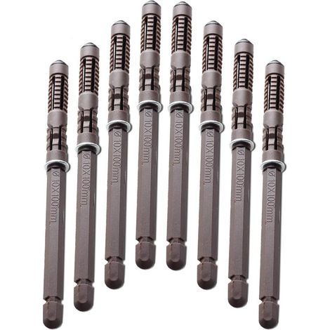 Supports d'étagère flottante - Lot de 8 supports d'étagère invisibles en bois robuste avec vis, quincaillerie réglable pour étagères invisibles à monter soi-même (1/5)