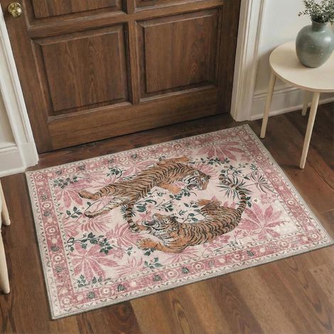 Tapis Vintage Lavable antidérapant 60x90cm (1/5)