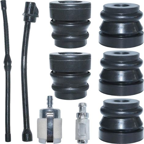 Kit de support tampon AV pour ligne de filtre à mazout pour tronçonneuses chinoises 4500 5200 5800 45cc 52cc 58cc (1/5)