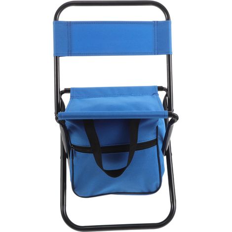 Chaise De Camping Pliante Portable Chaise De Plage Pliable Compacte Dossier Confortable pour Adultes Loisirs Extérieurs Randonnée (1/4)