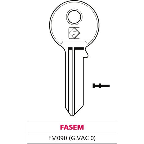Silca CHIAVE ASC FM090 (G. VAC 0) FASEM 20.00 pz