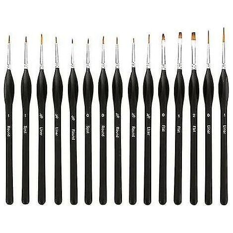 Detail Paint Brushes Set 10pcs Miniature Brushes For Fine Detailing & Art Painting - Acrylic, Watercolor,oil,models, Warhammer 40k. (1/3)