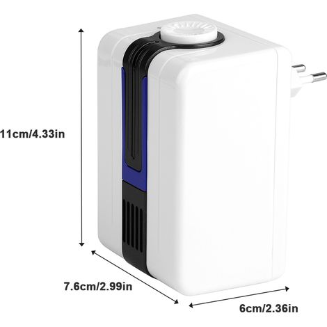 Luftreiniger mit Ionisator, Negativionengenerator, Anionen-Desinfektionsgerät für Zuhause, 110V-240V Gerät (blau, EU) (1/3)